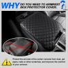 imageAutorder Center Console Cover for ChevyChevrolet Trailblazer 20212025 2026 Accessories Carbon Fiber Armrest Cover AntiScratch Middle Console Pad Leather Armrest Protector1520 Ford F150