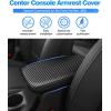 imageAutorder Center Console Cover for Kia Forte 20192024 Accessories Carbon Fiber Armrest Cover AntiScratch Middle Console Pad Leather Armrest Protector20192024 Kia Forte
