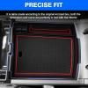 imageAutorder Center Console Organizer for 20222026 Hyundai Santa Cruz Accessories Car Armrest Storage Box Middle Console Tray Container with Black ampamp Red NonSlip Silicone Mats2025 Tucson