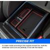 imageAutorder Center Console Organizer for 20222026 Hyundai Santa Cruz Accessories Car Armrest Storage Box Middle Console Tray Container with Black ampamp Red NonSlip Silicone Mats20222026 Santa Cruz