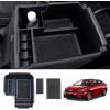 imageAutorder Center Console Organizer for 2023 2024 2025 2026 Kia NIRO Accessories Gear Shift Storage Box Gear Shifter Insert Tray with Black Mats20192024 Kia Forte