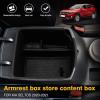 imageAutorder Center Console Organizer for 2023 2024 2025 2026 Kia NIRO Accessories Gear Shift Storage Box Gear Shifter Insert Tray with Black Mats20212026 Kia Seltos