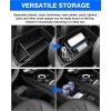 imageAutorder Center Console Organizer for 2023 2024 2025 2026 Kia NIRO Accessories Gear Shift Storage Box Gear Shifter Insert Tray with Black Mats20222026 Kia EV6 2PCS