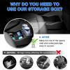 imageAutorder Center Console Organizer for 2023 2024 2025 2026 Kia NIRO Accessories Gear Shift Storage Box Gear Shifter Insert Tray with Black Mats20242026 Kia EV9