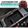 imageAutorder Center Console Organizer for Mazda CX30 CX30 20202026 Accessories Armrest Storage Box Secondary Insert Tray with Black AntiSlip Mat