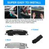 imageAutorder Dashboard Cover Mat for 20192023 2024 2025 2026 Dodge Ram 1500 2500 3500 Accessories Dash Cover Flannel Dash Mat Sunshade Glare UV Rays Protector Black20202026 Toyota Highlander