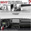 imageAutorder Dashboard Cover Mat for 20192023 2024 2025 2026 Dodge Ram 1500 2500 3500 Accessories Dash Cover Flannel Dash Mat Sunshade Glare UV Rays Protector Black20222026 Toyota Tundra