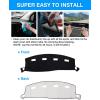 imageAutorder Dashboard Cover Mat for 20192023 2024 2025 2026 Dodge Ram 1500 2500 3500 Accessories Dash Cover Flannel Dash Mat Sunshade Glare UV Rays Protector Black20022005 Dodge Ram