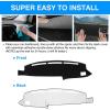 imageAutorder Dashboard Cover Mat for 20192023 2024 2025 2026 Dodge Ram 1500 2500 3500 Accessories Dash Cover Flannel Dash Mat Sunshade Glare UV Rays Protector Black19901995 Toyota 4Runner