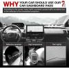 imageAutorder Dashboard Cover Mat for 20192023 2024 2025 2026 Dodge Ram 1500 2500 3500 Accessories Dash Cover Flannel Dash Mat Sunshade Glare UV Rays Protector Black20232025 Toyota bZ4X