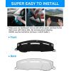 imageAutorder Dashboard Cover Mat for 20192023 2024 2025 2026 Dodge Ram 1500 2500 3500 Accessories Dash Cover Flannel Dash Mat Sunshade Glare UV Rays Protector Black20102018 Dodge Ram
