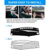 imageAutorder Dashboard Cover Mat for 20192023 2024 2025 2026 Dodge Ram 1500 2500 3500 Accessories Dash Cover Flannel Dash Mat Sunshade Glare UV Rays Protector Black20232026 Toyota Crown