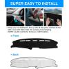 imageAutorder Dashboard Cover Mat for 20202024 2025 2026 Ford Explorer Accessories Dash Cover Flannel Dash Mat Sunshade Glare UV Rays Protector19871991 F150 F250 F350