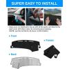 imageAutorder Dashboard Cover Mat for 20202024 2025 2026 Ford Explorer Accessories Dash Cover Flannel Dash Mat Sunshade Glare UV Rays Protector19972008 E150