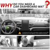 imageAutorder Dashboard Cover Mat for 20202024 2025 2026 Ford Explorer Accessories Dash Cover Flannel Dash Mat Sunshade Glare UV Rays Protector20202026 Ford Explorer