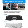 imageAutorder Dashboard Cover Mat for 20202024 2025 2026 Ford Explorer Accessories Dash Cover Flannel Dash Mat Sunshade Glare UV Rays Protector20222026 Nissan Frontier