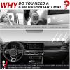 imageAutorder Dashboard Cover Mat for Hyundai Tucson 2022 2023 2024 Accessories Dash Cover Flannel Dash Mat Sunshade Glare UV Rays Protector Only fit 42 inch Digital Clusternot fit 1025 inch20212024 Kia K5