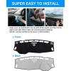 imageAutorder Dashboard Cover Mat for Hyundai Tucson 2022 2023 2024 Accessories Dash Cover Flannel Dash Mat Sunshade Glare UV Rays Protector Only fit 42 inch Digital Clusternot fit 1025 inch20172022 Kia NIRO