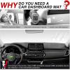 imageAutorder Dashboard Cover Mat for Hyundai Tucson 2022 2023 2024 Accessories Dash Cover Flannel Dash Mat Sunshade Glare UV Rays Protector Only fit 42 inch Digital Clusternot fit 1025 inch20212023 Kia Seltos