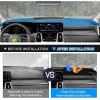 imageAutorder Dashboard Cover Mat for Hyundai Tucson 2022 2023 2024 Accessories Dash Cover Flannel Dash Mat Sunshade Glare UV Rays Protector Only fit 42 inch Digital Clusternot fit 1025 inch20212024 Kia Sorento