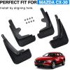 imageAutorder Mud Flpas Splash Guards for Mazda CX30 CX30 2020 2021 2022 2023 2024 2025 Accessories Mudflap Fender Flares Front and Rear Mud Guard Set 4PCS