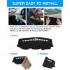 imageCartist Dashboard Cover Mat for 20112019 2020 2021 Jeep Grand Cherokee Accessories Dash Cover Suede Dash Mat Sunshade Glare UV Rays Protector NOT for Jeep Cherokee ampamp Grand Cherokee Ldash mat for Jeep Grand Cherokee 20112021