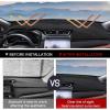 imageCartist Dashboard Cover Mat for 20112019 2020 2021 Jeep Grand Cherokee Accessories Dash Cover Suede Dash Mat Sunshade Glare UV Rays Protector NOT for Jeep Cherokee ampamp Grand Cherokee Ldash mat for Honda CRV 20172022
