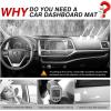 imageCartist Dashboard Cover Mat for 20112019 2020 2021 Jeep Grand Cherokee Accessories Dash Cover Suede Dash Mat Sunshade Glare UV Rays Protector NOT for Jeep Cherokee ampamp Grand Cherokee Ldash mat for Toyota Highlander 20142019