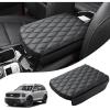 imageAutorder Center Console Cover for Kia Forte 20192024 Accessories Carbon Fiber Armrest Cover AntiScratch Middle Console Pad Leather Armrest Protector20202026 Kia Telluride