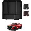 imageAutorder Custom Fit for Center Console Organizer 2022 2023 Toyota Tundra Accessories Armrest Storage Box Secondary Insert Tray with 2 Color mats