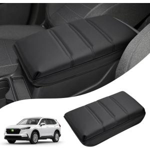 imageAutorder Center Console Cover for 20162020 2021 2022 Honda HRV HRV Accessories Carbon Fiber Armrest Cover AntiScratch Middle Console Pad Leather Armrest ProtectorCRV 20232026