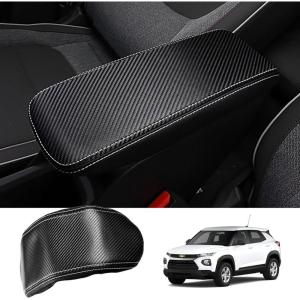 imageAutorder Center Console Cover for ChevyChevrolet Trailblazer 20212025 2026 Accessories Carbon Fiber Armrest Cover AntiScratch Middle Console Pad Leather Armrest Protector2126 Chevy Trailblazer