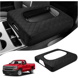 imageAutorder Center Console Cover for ChevyChevrolet Trailblazer 20212025 2026 Accessories Carbon Fiber Armrest Cover AntiScratch Middle Console Pad Leather Armrest Protector1418 Chevy Silverado Split Bench Seat