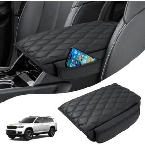 imageAutorder Center Console Cover for ChevyChevrolet Trailblazer 20212025 2026 Accessories Carbon Fiber Armrest Cover AntiScratch Middle Console Pad Leather Armrest Protector2126 Grand Cherokee L Armrest Cushion