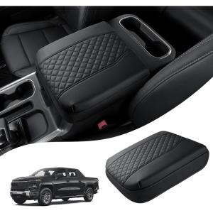 imageAutorder Center Console Cover for ChevyChevrolet Trailblazer 20212025 2026 Accessories Carbon Fiber Armrest Cover AntiScratch Middle Console Pad Leather Armrest Protector1926 Chevy Silverado Prismatic Texture