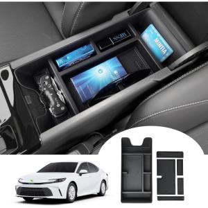 imageAutorder Center Console Organizer for 2022 2023 2024 2025 Lexus NX NX 250NX 350NX 350h 450h Accessories Armrest Storage Box Secondary Insert Tray with AntiSlip Mat20252026 Camry