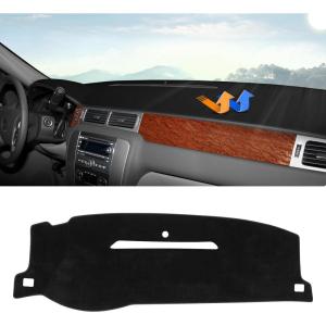 imageAutorder Dashboard Cover Mat for 19811991 Chevrolet Chevy CKRV Series Blazer GMC CKRV Series Jimmy Accessories Dash Cover Flannel Dash Mat Sunshade Glare UV Rays Protector0713 Silverado One Glove BoxA