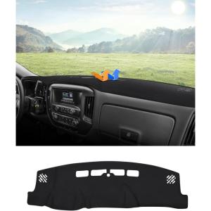 imageAutorder Dashboard Cover Mat for 19811991 Chevrolet Chevy CKRV Series Blazer GMC CKRV Series Jimmy Accessories Dash Cover Flannel Dash Mat Sunshade Glare UV Rays Protector20142018 Silverado