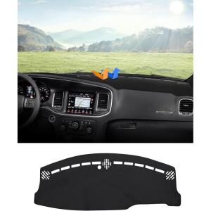 imageAutorder Dashboard Cover Mat for 20192023 2024 2025 2026 Dodge Ram 1500 2500 3500 Accessories Dash Cover Flannel Dash Mat Sunshade Glare UV Rays Protector Black20112023 Dodge Charger
