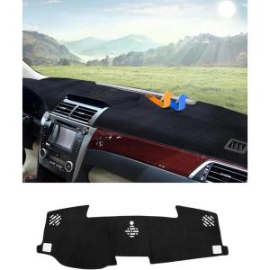 imageAutorder Dashboard Cover Mat for 20192023 2024 2025 2026 Dodge Ram 1500 2500 3500 Accessories Dash Cover Flannel Dash Mat Sunshade Glare UV Rays Protector Black20122017 Toyota Camry