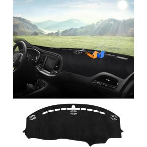 imageAutorder Dashboard Cover Mat for 20192023 2024 2025 2026 Dodge Ram 1500 2500 3500 Accessories Dash Cover Flannel Dash Mat Sunshade Glare UV Rays Protector Black20152024 Dodge Challenger