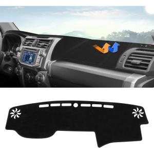 imageAutorder Dashboard Cover Mat for 20192023 2024 2025 2026 Dodge Ram 1500 2500 3500 Accessories Dash Cover Flannel Dash Mat Sunshade Glare UV Rays Protector Black20102024 Toyota 4Runner