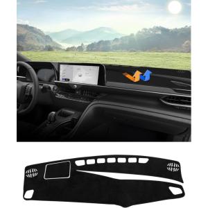 imageAutorder Dashboard Cover Mat for 20192023 2024 2025 2026 Dodge Ram 1500 2500 3500 Accessories Dash Cover Flannel Dash Mat Sunshade Glare UV Rays Protector Black20232026 Toyota Crown