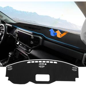 imageAutorder Dashboard Cover Mat for 20192023 2024 2025 2026 Dodge Ram 1500 2500 3500 Accessories Dash Cover Flannel Dash Mat Sunshade Glare UV Rays Protector Black20222026 Toyota Tundra