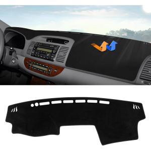imageAutorder Dashboard Cover Mat for 20192023 2024 2025 2026 Dodge Ram 1500 2500 3500 Accessories Dash Cover Flannel Dash Mat Sunshade Glare UV Rays Protector Black20002006 Toyota Camry