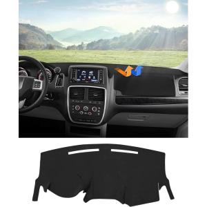 imageAutorder Dashboard Cover Mat for 20192023 2024 2025 2026 Dodge Ram 1500 2500 3500 Accessories Dash Cover Flannel Dash Mat Sunshade Glare UV Rays Protector Black20112020 Dodge Grand Caravan