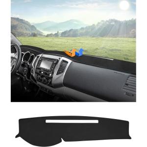 imageAutorder Dashboard Cover Mat for 20192023 2024 2025 2026 Dodge Ram 1500 2500 3500 Accessories Dash Cover Flannel Dash Mat Sunshade Glare UV Rays Protector Black20052015 Toyota Tacoma
