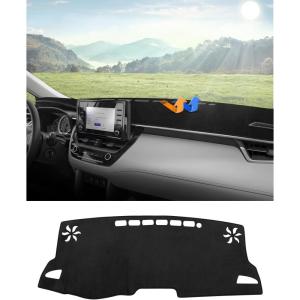 imageAutorder Dashboard Cover Mat for 20192023 2024 2025 2026 Dodge Ram 1500 2500 3500 Accessories Dash Cover Flannel Dash Mat Sunshade Glare UV Rays Protector Black20222026 Toyota Corolla Cross
