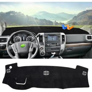 imageAutorder Dashboard Cover Mat for 20192025 2026 Volkswagen Jetta Accessories Dash Cover Flannel Dash Mat Sunshade Glare UV Rays Protector20162024 Nissan Titan