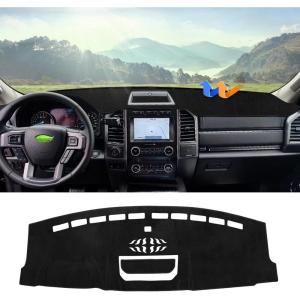 imageAutorder Dashboard Cover Mat for 20202024 2025 2026 Ford Explorer Accessories Dash Cover Flannel Dash Mat Sunshade Glare UV Rays Protector20212026 F150 with 8inch Touchscreen